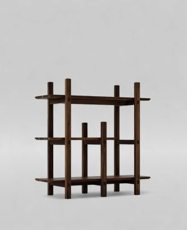 Katana Bookshelf - Jepara Real Teak Furniture Manufacture