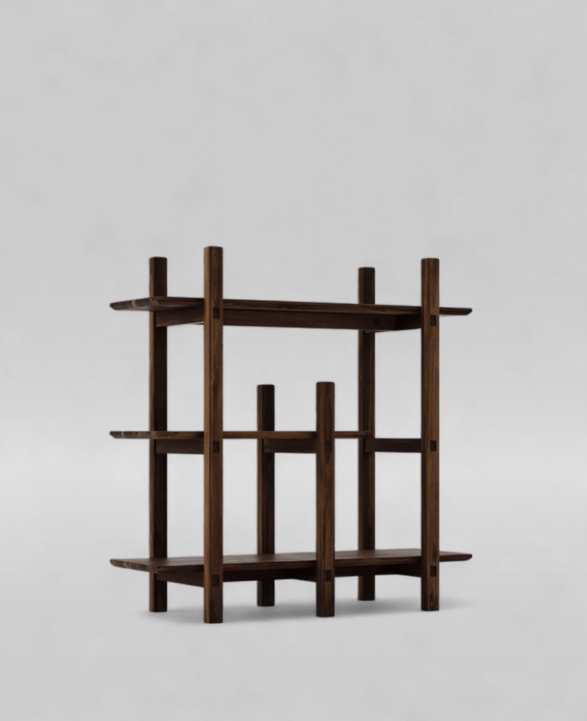 Katana Bookshelf - Jepara Real Teak Furniture Manufacture