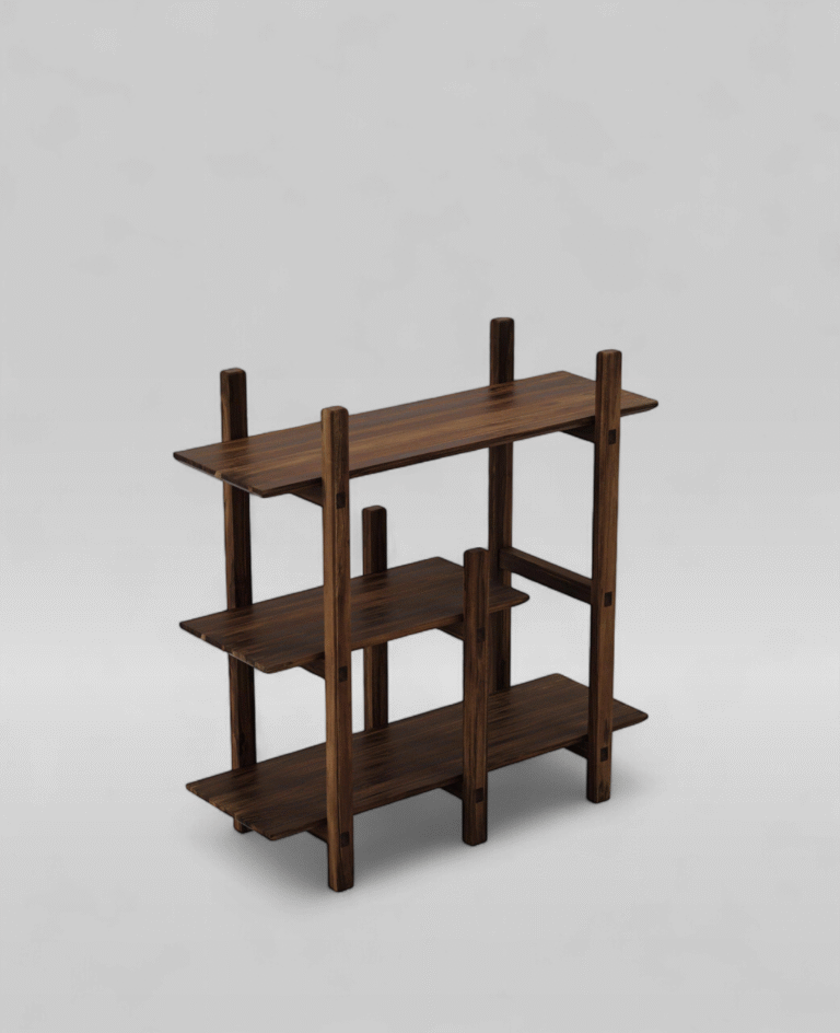 Katana Bookshelf - Jepara Real Teak Furniture Manufacture