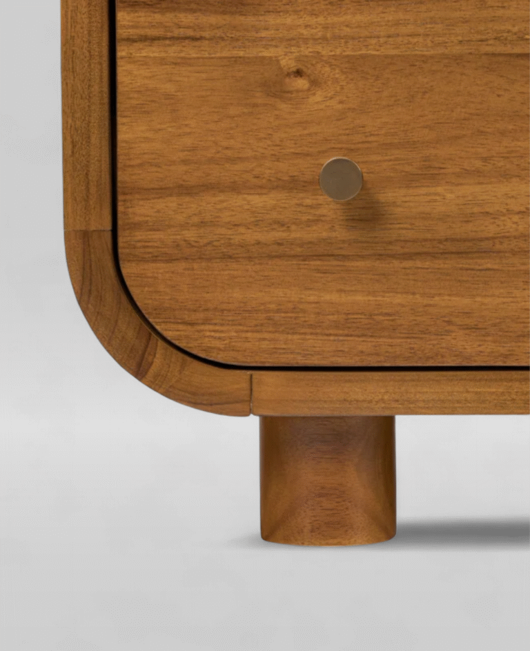 Khia Nightstand - Jepara Real Teak Furniture Manufacture