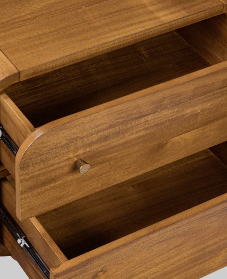 Khia Nightstand - Jepara Real Teak Furniture Manufacture